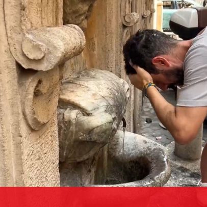 Europa enfrenta onda de calor com leques, ventoinhas e água