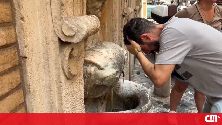 Europa enfrenta onda de calor com leques, ventoinhas e água