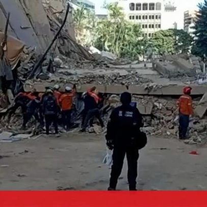Imagens em direto mostram buscas por sobreviventes após sismos na Venezuela