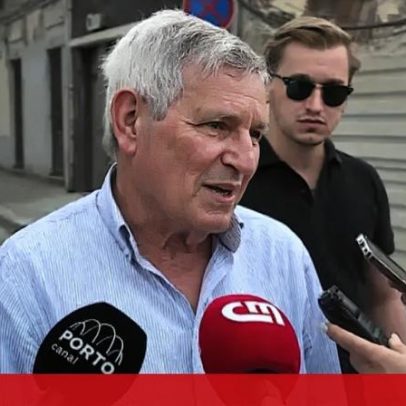 Proprietário de papelaria no Porto escapa por segundos ao desabar prédio