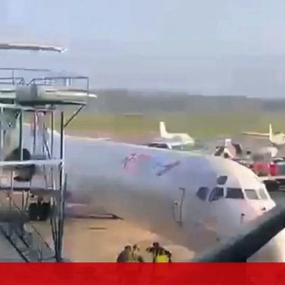 Tripulações da Hi Fly na Venezuela aguardam resposta da empresa em hangar