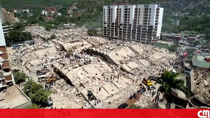 Imagens mostram caos e destruição após sismos na Venezuela