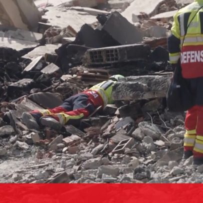 Equipas mexicanas procuram sobreviventes entre escombros na Venezuela