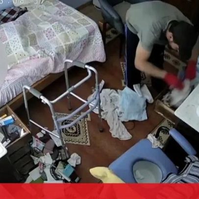 Vídeo de videovigilância mostra assalto a idosa em Matosinhos, suspeito em fuga