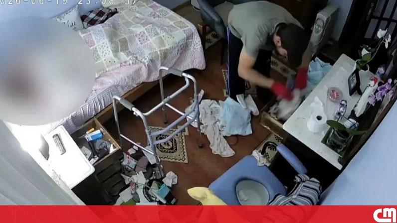 Vídeo de videovigilância mostra assalto a idosa em Matosinhos, suspeito em fuga