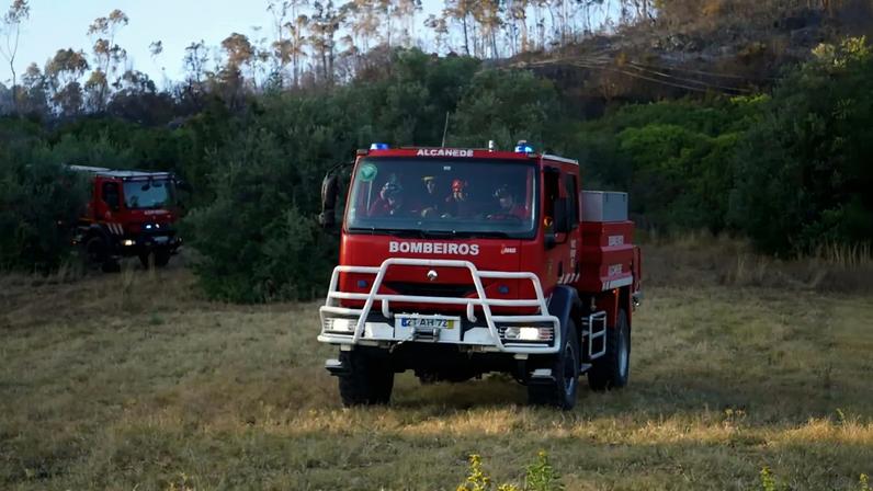 Seis meios aéreos combatem incêndio em Salvaterra de Magos