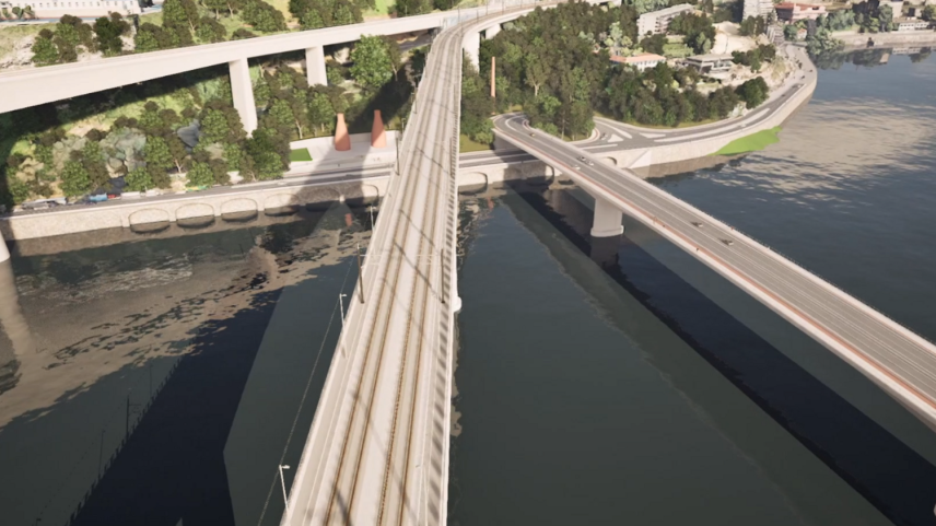 Ponte confirmada, estação em S. Ovídio e passagem em Porto-Campanhã para TGV