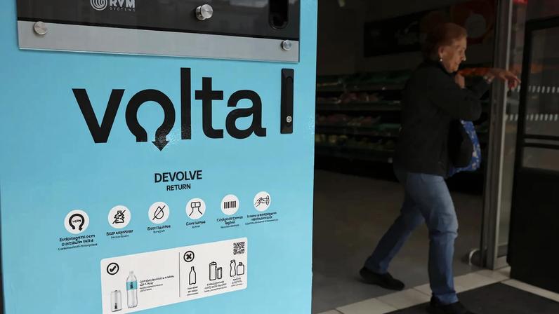 Sistema "Volta" para devolução de embalagens implementado em Portugal