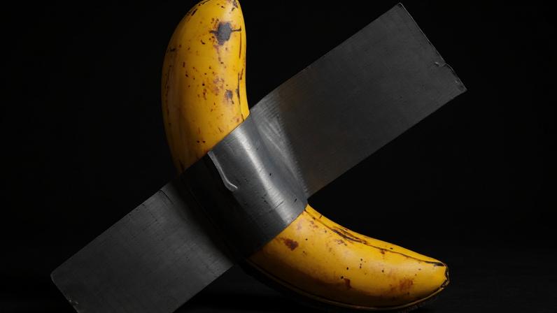 Banana da obra ‘Comedian’ foi roubada em Paris