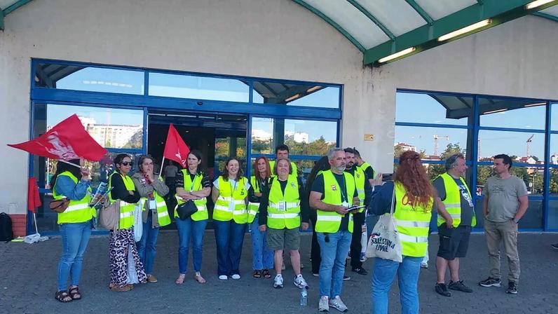 Piquete de greve no Hospital de Viseu