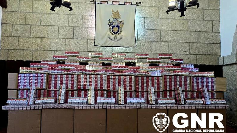 GNR apreende mais de meio milhão de cigarros em Lousada