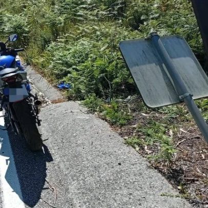 Jovem de 20 anos fica ferida após despiste de mota em Arouca