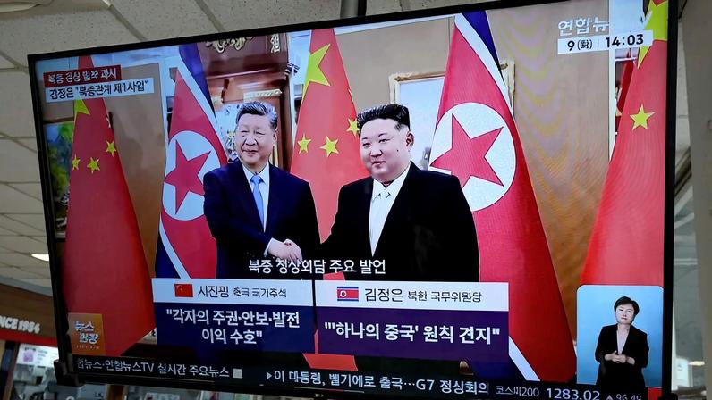 Xi Jinping e Kim Jong Un