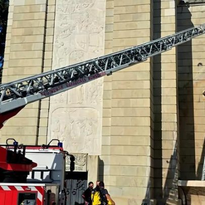 Jovem de 25 anos cai para a Fonte da Alameda, em Lisboa