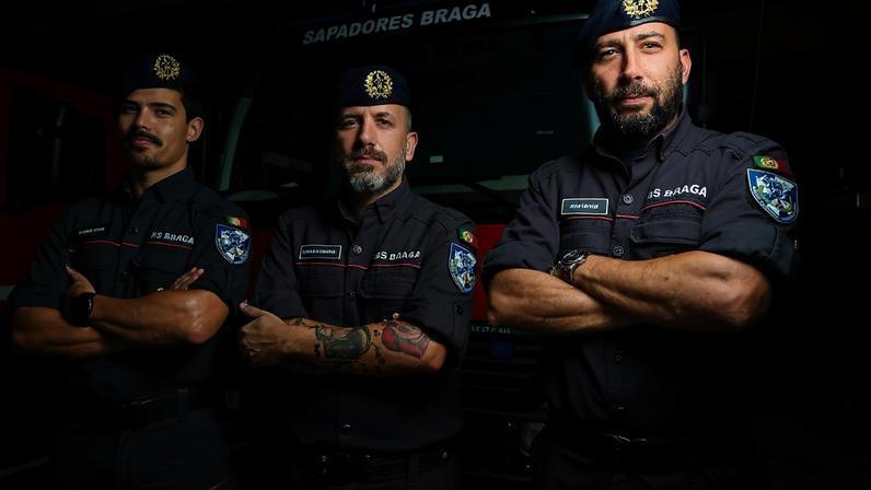 Operacionais dos Sapadores de Braga prestam socorro à pequena Eva