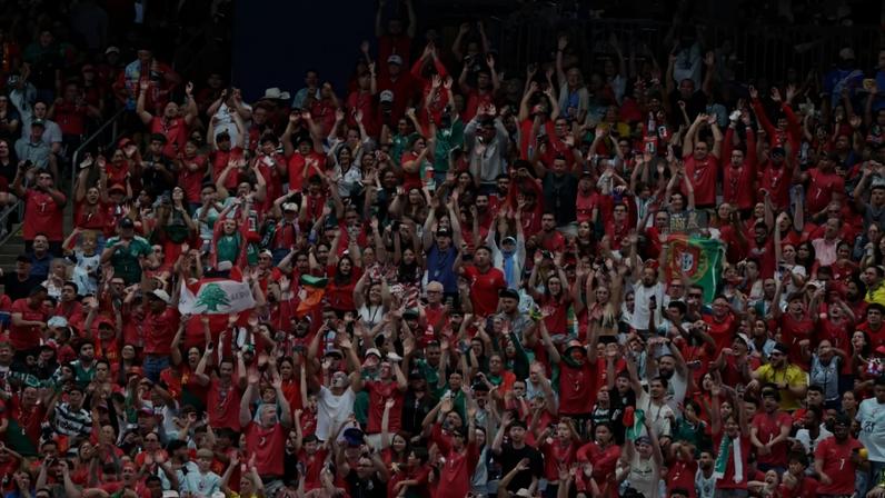 Adeptos portugueses apoiam a equipa no Mundial 2026