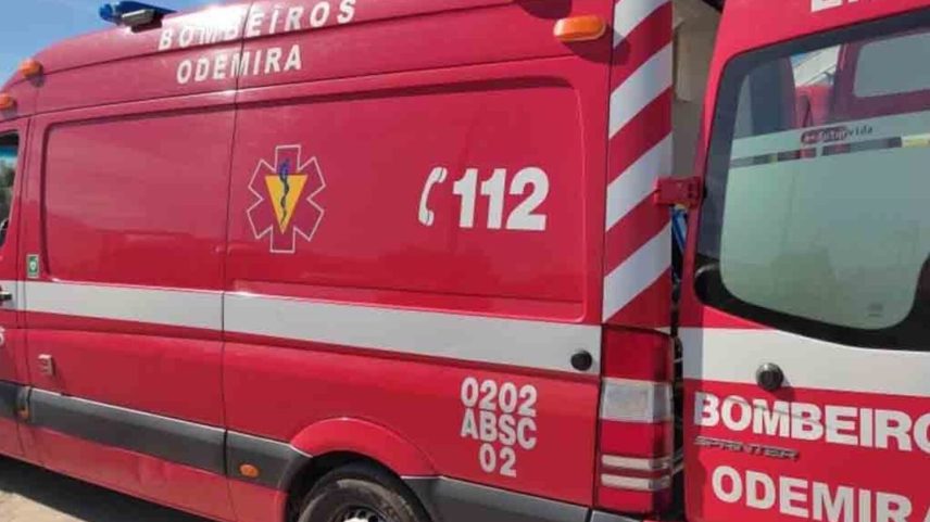 Colisão entre três viaturas deixa ferido grave em Relíquias
