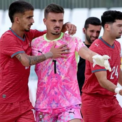 Portugal vence Lituânia por 8-2 em jogo de preparação de futebol de praia
