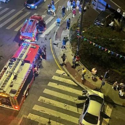 Quatro feridos em colisão no Porto