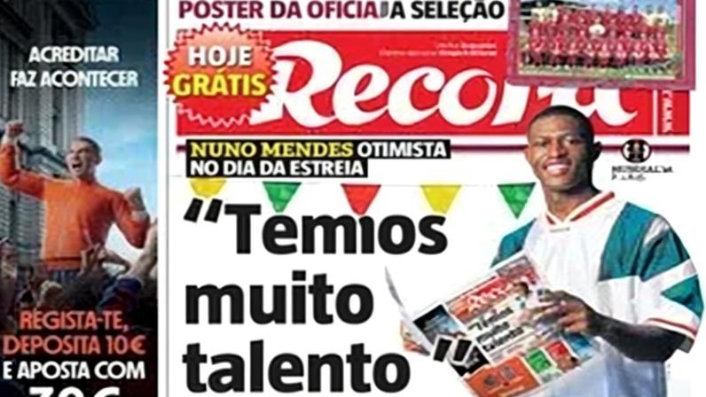 Portugal enfrenta RD Congo em direto nos Jogos em Direto