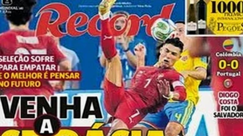 Capa do dia