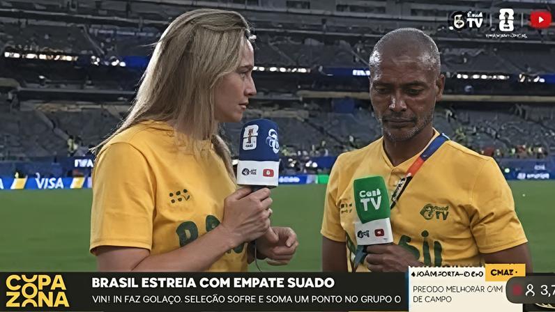 A frase de Romário que está a dar que falar: «Só quem não conhece muito de futebol pensa como tu...»