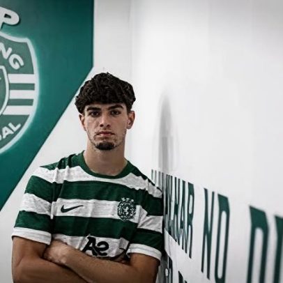 Promessa leonina assina contrato profissional com o Sporting, sonho de Champions