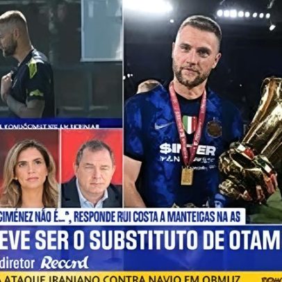 Skriniar é mais que Otamendi; é um perfil Bednarek, diz Vítor Pinto