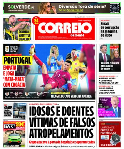 Capa do jornal