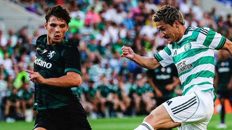 Sporting joga contra Celtic em treino de pré-temporada no Algarve