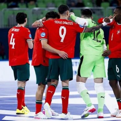 Portugal enfrenta Roménia e Dinamarca na qualificação para o Mundial de futsal 2028