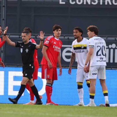 Benfica denuncia Gustavo Correia e acusa árbitro de mentir no relatório