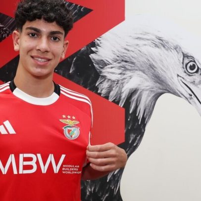 Filho de Artur Moraes assina contrato de formação com o Benfica
