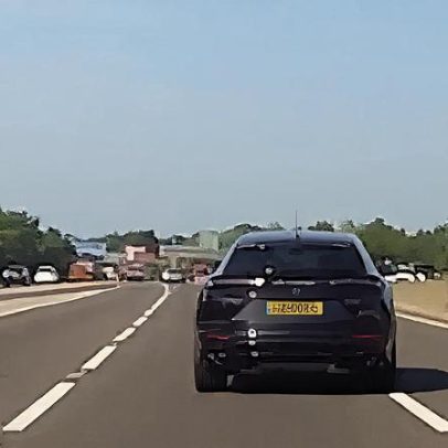 Imagens do acidente de Sterling mostram veículo atravessando para o lado oposto