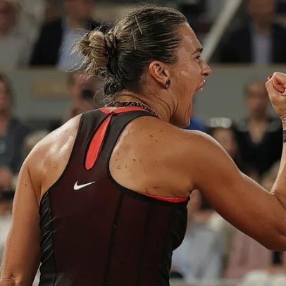 Aryna Sabalenka, número um mundial, qualifica-se para quartos de Roland Garros