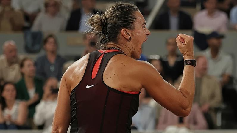 Aryna Sabalenka avança para os 'quartos' de Roland Garros