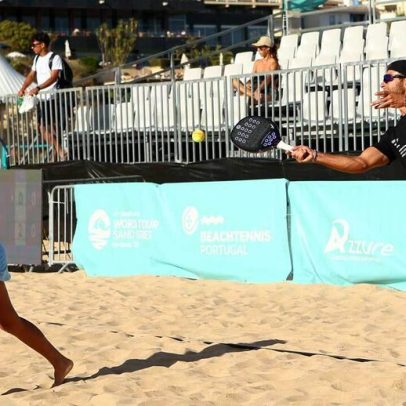 Portugueses com sortes distintas nos pares mistos da Sand Series