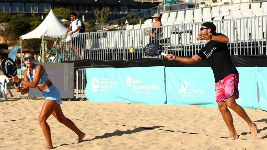 Portugueses com sortes distintas nos pares mistos da Sand Series