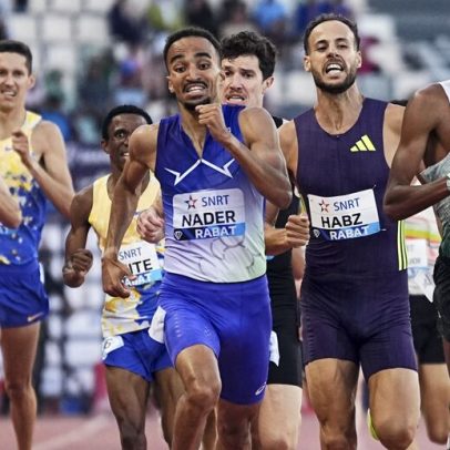 Isaac Nader fica em quinto nos 800m na Liga Diamante de Roma
