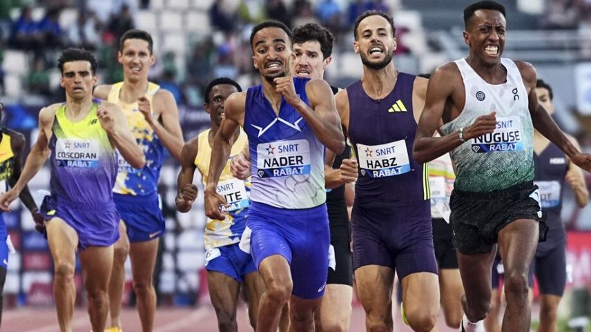 Isaac Nader fica em quinto nos 800m na Liga Diamante de Roma