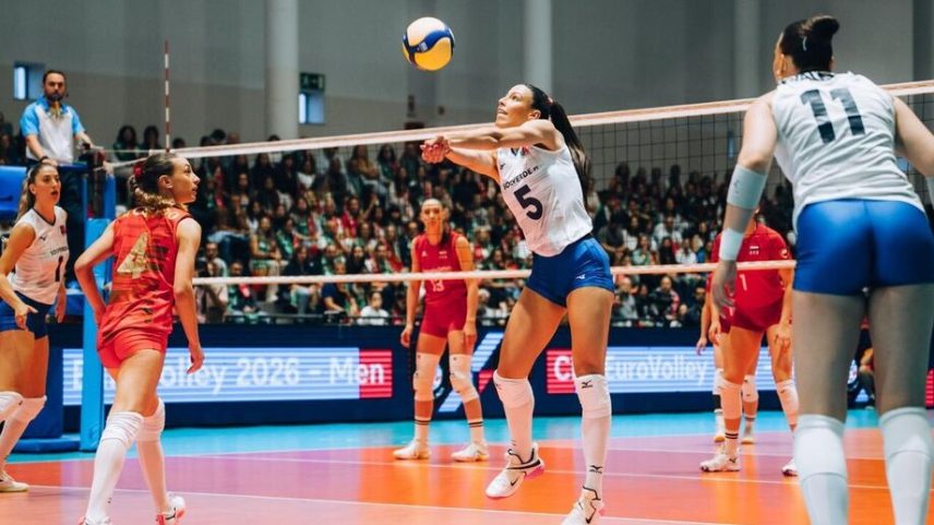 Seleção feminina perde na estreia da Liga Europeia de voleibol