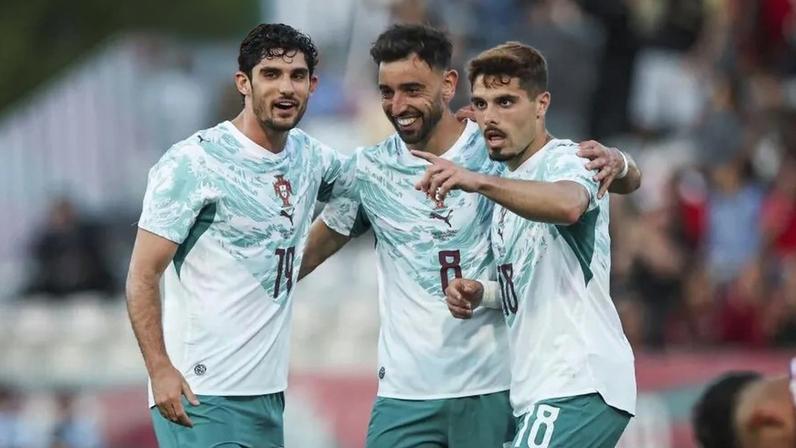 Bruno Fernandes marcou diante do Chile