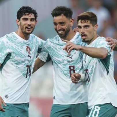 Bruno Fernandes iguala 29 golos de Nuno Gomes e alcança 5.º lugar entre marcadores da seleção