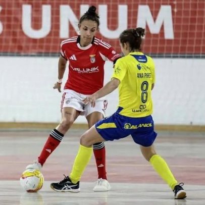 Benfica vence Nun'Álvares nos penáltis e lidera a final da Liga Placard feminina