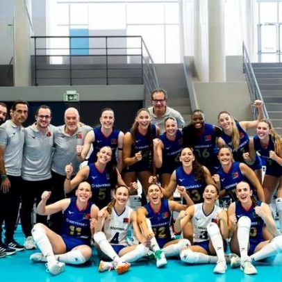 Seleção feminina vence a Macedónia na Liga Europeia de voleibol