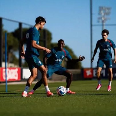 Quarteto do PSG e Matheus Nunes já treinam com a Seleção Nacional