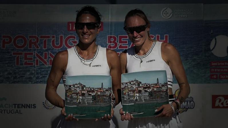 Giulia Gasparri e Ninny Valentini vencem a Sand Series em Portimão