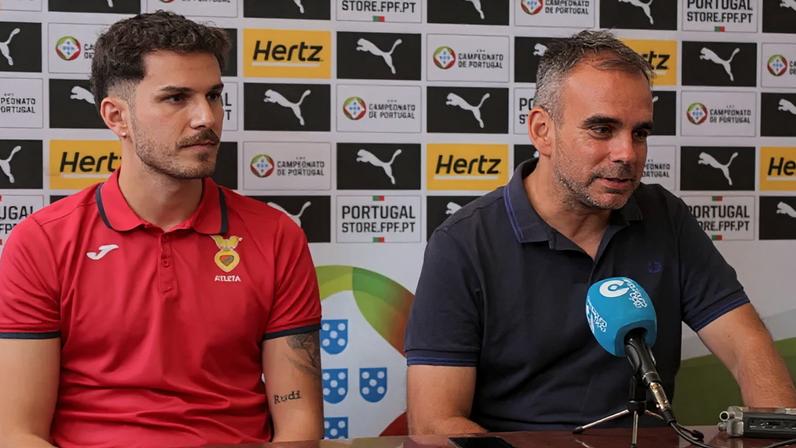 Natan Costa e Dénis Martins antecipam uma final competitiva frente ao Leça no Jamor