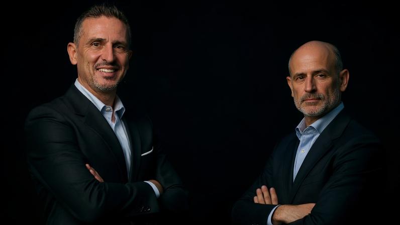 Fernando Meira na companhia de Rui Rodrigues