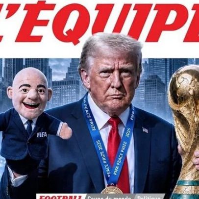 Infantino acusado de agir como fantoche de Trump, segundo L'Équipe